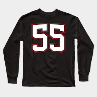 Number Fifty Five 55 Long Sleeve T-Shirt
